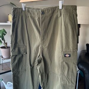 Dickies Ripstop Men's Olive Cargo Pants W36 L33